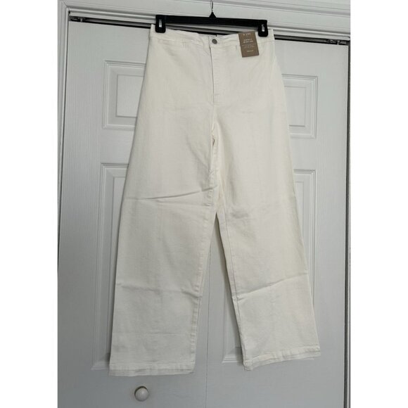 Madewell The Emmett Wide-Leg Crop Jean: Welt Pocket Vintage Canvas Size 29T - Picture 6 of 14